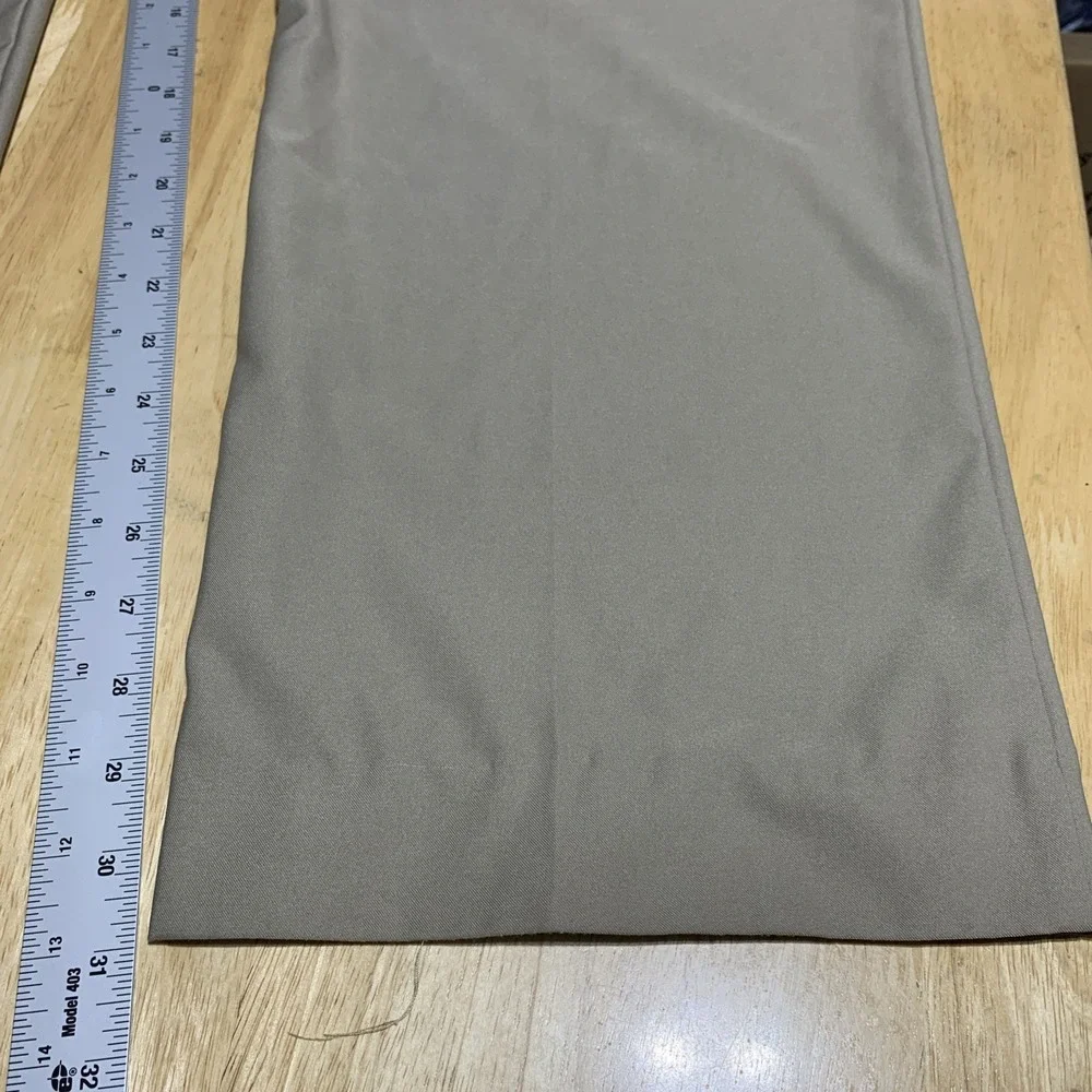Adidas‎ Pants Mens 38X31 Beige Climalite Flat Front Pockets Performance Golf